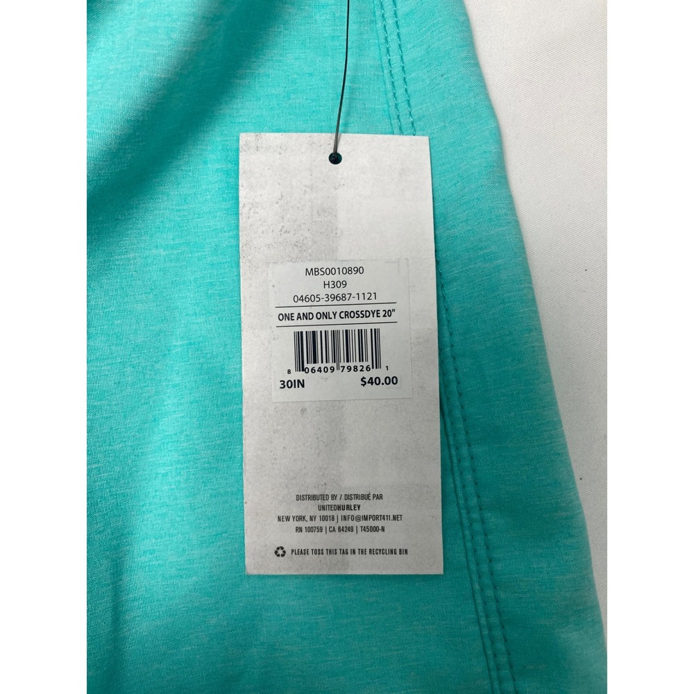 Hurley Phantom Board Shorts Men's Size 30 Aqua Surf Swim Shorts NWT - Picture 5 of 10